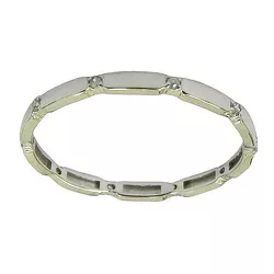 Anel Aparador de Ouro Branco 18K com 10 Brilhantes - J07600900 - RDJ Joias