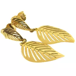 Brinco Folha em Ouro 18K - J10801720 - RDJ Joias