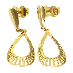 Brinco Feminino de Ouro 18K Gota - J10801722 - RDJ Joias