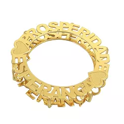 Mandala Dupla Face Prosperidade e Esperança Ouro 18K - J10801727 - RDJ Joias