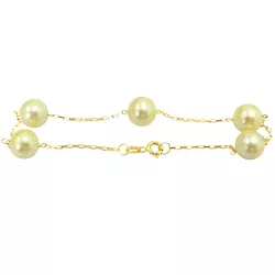 Pulseira Feminina Cartier em Ouro 18K com Pérolas - J11000216 - RDJ Joias