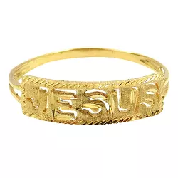 Anel de Ouro 18K com Nome Jesus - J15301074 - RDJ Joias