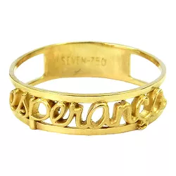 Anel Esperança em Ouro 18K 750 - J15600254 - RDJ Joias