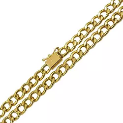 Corrente em ouro 18k Masculina Elos Ocos 4.4x1.9mm - JC0001211-7 - RDJ Joias