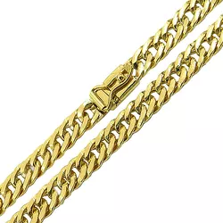 Cordão Masculino Groumet Duplo em Ouro 18K Maciço - JC0002236 - RDJ Joias