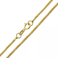 Corrente de Ouro 18K Modelo Pipoca 1.5mm 3.6g - RDC000223-6 - RDJ Joias
