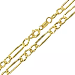 Corrente de Ouro Fígaro 3X1 Masculina 6.0g 3.2mm - JC000526-3 - RDJ Joias