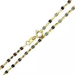 Corrente Feminina de Ouro 18K Xadrezinho 45cm 1.3g - JC001221-5 - RDJ Joias
