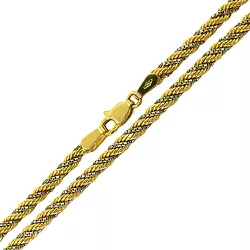 Corrente Feminina em Ouro 18k dois tons 40cm 3.0mm - RDJ0015217-9 - RDJ Joias