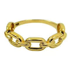 Anel Corrente em Ouro 18k - J14501171 - RDJ Joias