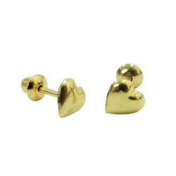 Brinco Infantil em Ouro Coração - J00200043 - RDJ Joias