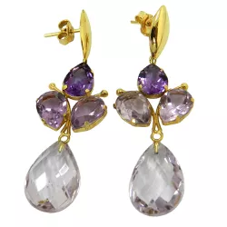 Brinco em Ouro com Pedras Brasileiras - J02100437 - RDJ Joias