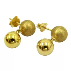 Brinco Bolas de Ouro 18k - J05800287 - RDJ Joias