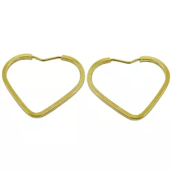 Argola em Ouro Coração - JBAR000121-3 - RDJ Joias