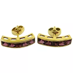 Brinco em Ouro 18k com Rubis Naturais 3.0g - JBR000123-0 - RDJ Joias