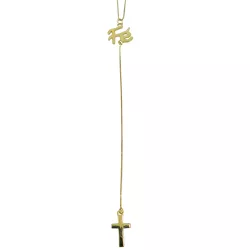 Gargantilha Terço Fé em Ouro 18k - J03002245 - RDJ Joias