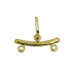 Canga Para 2 Pingentes de Ouro 18k - J03100076 - RDJ Joias