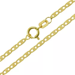 Corrente de Ouro 18k Piastrine 50cm 1.4mm - JC048005922-4 - RDJ Joias