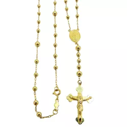 Terço Inteiro em ouro 18K Cartier 60 cm com bolas de 5 mm - J06400154 - RDJ Joias