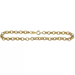 Tornozeleira em Ouro 18k Elo Português 22.0 e 24.0cm - JT000122-8 - RDJ Joias