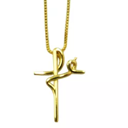 Pingente de Ouro 18k Fé Pequeno - J03002486 - RDJ Joias