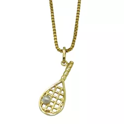 Pingente em Ouro 18K Raquete de Tênis 1.0g 23.0mm - J06201952 - RDJ Joias
