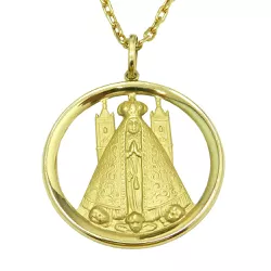 Pingente em Ouro de Nossa Senhora Aparecida 50.0mm - J01200476 - RDJ Joias