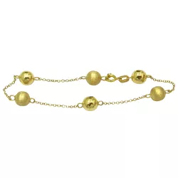 Pulseira de Ouro 18k Feminina 6 Bolas de 7.0mm 4.7g - J018800073 - RDJ Joias