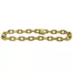 Pulseira em Ouro 18k Masculina Grossa 9.5g 6.5mm - RDJ0880599-5 - RDJ Joias