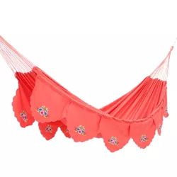 Rede De Dormir Sol a Sol Luxo Salmon - 78986256625... - REDESDEDORMIR.COM ©