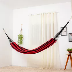 Rede de Dormir Impermeável Amazonas Nylon Vermelho... - REDESDEDORMIR.COM ©