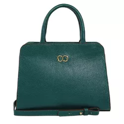 Bolsa Feminina Classe Couro Tote Esmeralda Ref. 09... - REGIMATTOS