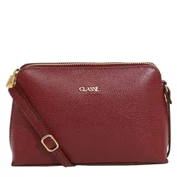 Bolsa Feminina Classe Couro Croosbody Bowling Ruby... - REGIMATTOS