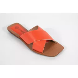 Rasteira Tira Dupla Mestiço Laranja Ref. 0938.0991... - REGIMATTOS