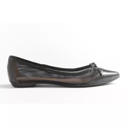 Sapatilha Cristal Preto Bico Fino Ref. 09111.09951 - REGIMATTOS