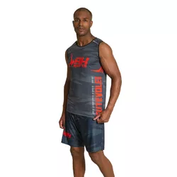 Conjunto RH Foot Short+Camisa Cavada Preto Estampa... - RH SPORTS