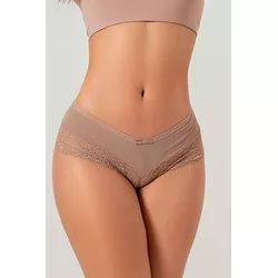 Caleson Ritati Microfibra e Renda Chocolate - 0001... - RITATI LINGERIE