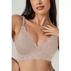 Sutiã Ritati em Cetinete e Renda Sem Bojo e Com Ar... - RITATI LINGERIE