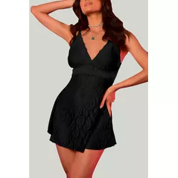 Camisola Ritati em Tule Texturado e Renda Preto - ... - RITATI LINGERIE