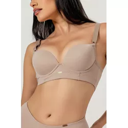 Sutiã Ritati 1/2 Taça Base Alongada Fit Bojo Copa ... - RITATI LINGERIE