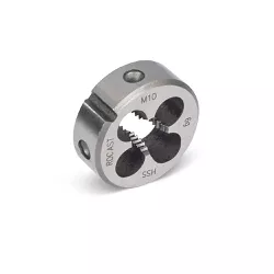 Cossinete Manual Aço Rápido HSS Rosca Métrica Grossa M Bitola M10 13,0010 ROCAST