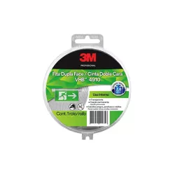 Fita Dupla Face Transparente 12mm x 5 m - 3M