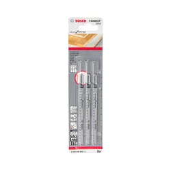 Lâmina Serra Tico Tico Bosch T308BOF Extra Clean Hard Wood 3 peças
