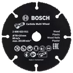 Disco de Corte Multimaterial Bosch para Mini-Esmerilhadeira 76mm