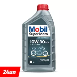 Combo Óleo SUPER MOTO 4T MX 10W-30 1L - Mobil