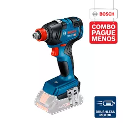 Combo Pague Menos Bosch 18V - Chave de Impacto GDX 18V-200 + Plaina GHO 18V-LI, 2 baterias 18V 4,0Ah 1 carregador e 1 bolsa