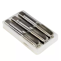 Kit 3 Macho Man Seriado Aço Rápido HSS Rosca BSW Grossa Bit 3/4 22,0071 ROCAST