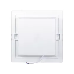 Plafon LED Branco Quadrado de Embutir 24W 6.500K - Noll
