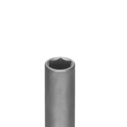 Soquete Sextavado Longo em Aço Cromo Vanádio 13 mm - Encaixe 1/2 - Tramontina Pro