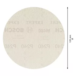 Disco de Lixa Bosch EXPERT M480 125mm G240, 5 peças